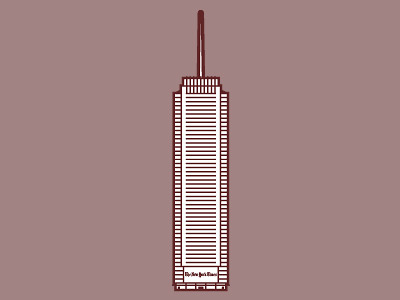 NYT building illustration manhattan new york nyc skyscraper times tower