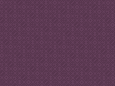 No Dice casino dice icon pattern purple