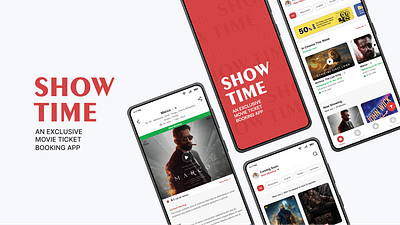 Movie Ticket Booking App - Interaction Design booking app case study entertainment figma interaction design mobile app design movie ticket booking app prototype ui design ux design visual design wireframe