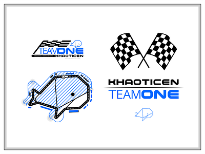 Team One badge branding design f1 flag formula graphic design icon icon set illustration line logo race race track speed team team one typo vector