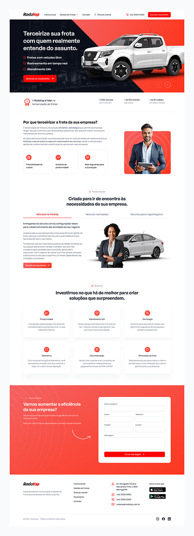 Rodotop - Corporate Website business corporate design elementor elementor pro figma framer landing page page design ui design ui ux ux design webdesign wordpress