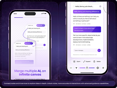 Rave.ai - Connect nodes and AI services ai ai app ai models ai nodes all in one canvas connect ai controls dark mode ai deepseek gpt graphic design join ai llama merge ai minimal nodes ui vision