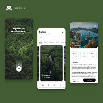 Journey apps design branding graphic design ui