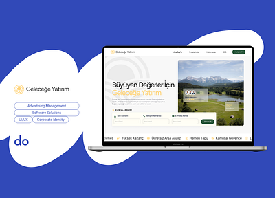 Geleceğe Yatırım eccomerce real estat eweb real estate web uı ux web design