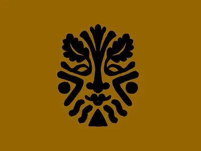 Gaea beauty earth face female flower gaia illustration life logo mark mask mother mountain nature oak people river symbol tree woman