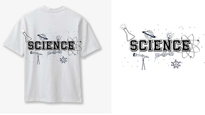 SCIENCE adobe illustrator brand branding design dribbblr fashion graphic design simple t shirt design typography