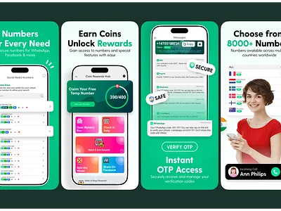 Virtually Numebers App Store Screenshots Design app preview app screenshots app store preview app store screenshots play store preview screenshots design