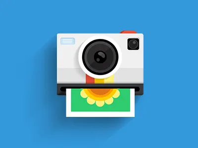 Camera camera flat icon shadow theme