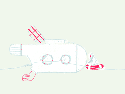 All Aboard! [GIF] animation fuzzco illustration