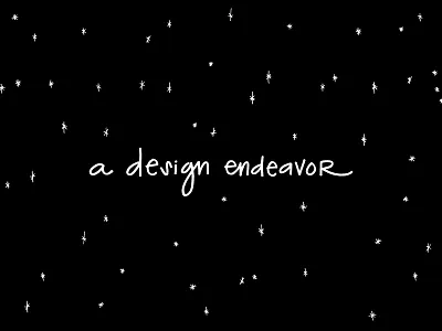A Design Endeavor braizen designer hand drawn handwriting stationery typography
