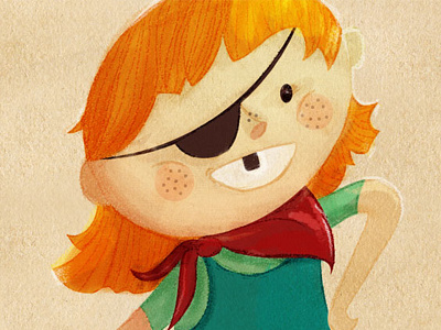 aye, aye captain eye patch pirate girl