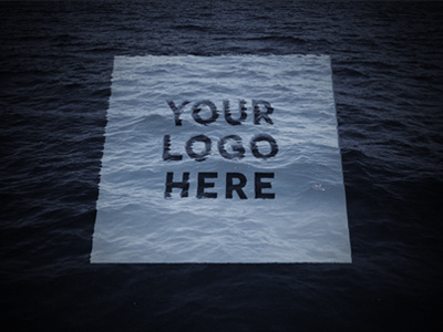 Sink Into The Ocean beach file logo mock ocean psd river sink surf under up water