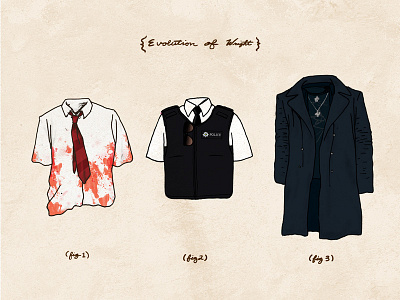 Evolution of Wright art edgar wright illustration