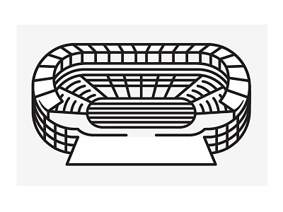 Drbl 82113 branding digital identity logo sports stadium vector