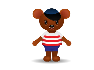Nalle animal character teddybear