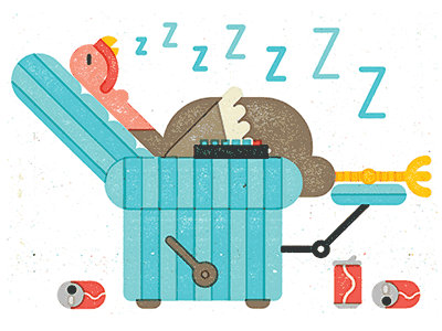 Texture Turkey Trap [GIF] illustration texture trap turkey