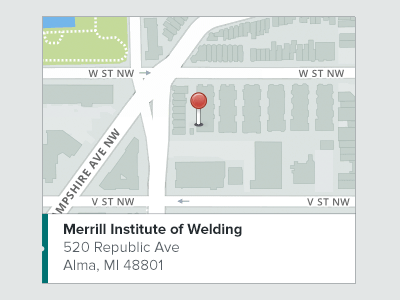 Location address contact location map pin