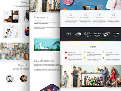 Syndicate - All Purpose Bootstrap Retina Template blog bootstrap clean landing page minimal one page portfolio responsive showcase template ui web