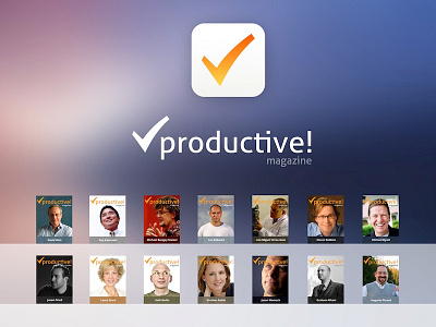 Productive Magazine's issue list ios7 magazine productive productivity