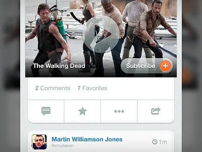 Subscribe app comment favorite icon ios iphone mobile more share subscribe video