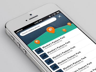 XS Geotag app design branding flat design geo ios7 iphone tag ui design