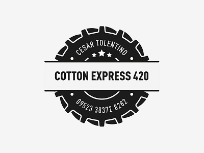 Tractor Badge badge design logo tire type