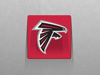 Atlanta Falcons Long Shadow football icon nfl