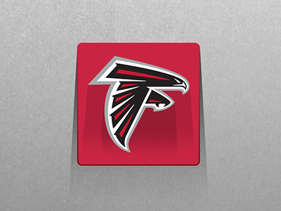 Atlanta Falcons Long Shadow football icon nfl