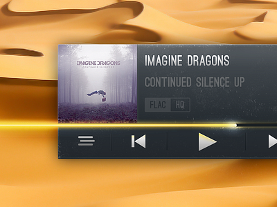VOX music player by Coppertino Inc. album cover dark gui media music player player ui user interface vox