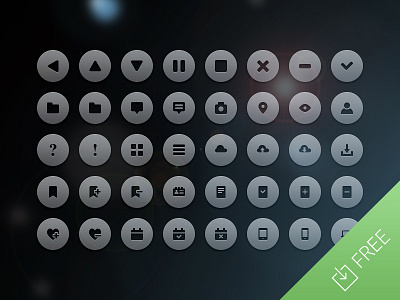 Puffer Icons app free freebie icon retina rounded