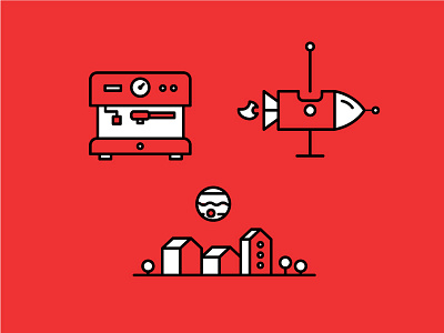 Coke icons illustrations