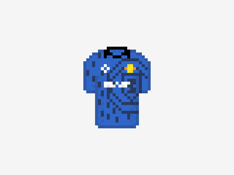 20 years of United change shirts / GIF animation gif pixel art