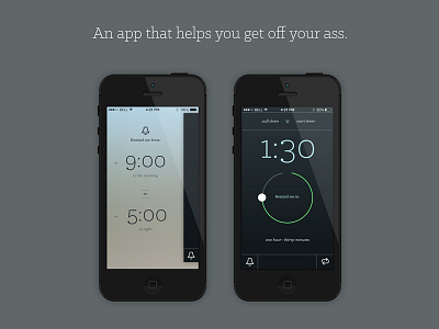 Get Off Your Ass gizmo ios klinic slab sitting timer