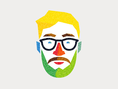 Me illustration personal self portrait selfie shapes