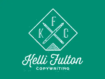 Kelli Fulton Copywriting Logo Concept 2 copywriting logo pen pencil