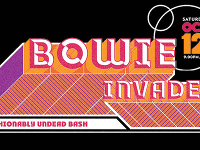 Bowie Type illustration poster type