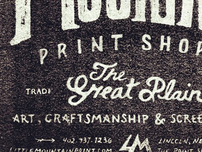 LMPS Self-Promo drawing hand drawn illustration screen printing sketch type typography vintage