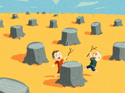 Forest charles santoso daily random word doodles illustration personal