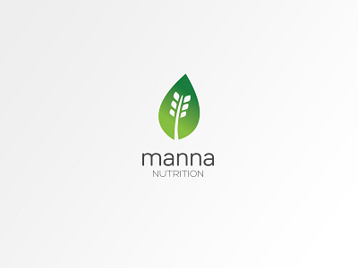 Manna Nutrition Logo Design 2 health logo logo design nutrition