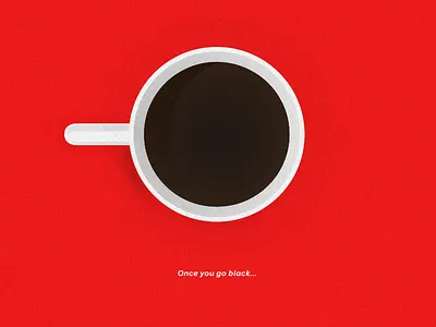 You'll never go back coffee cup flat red roast shadow