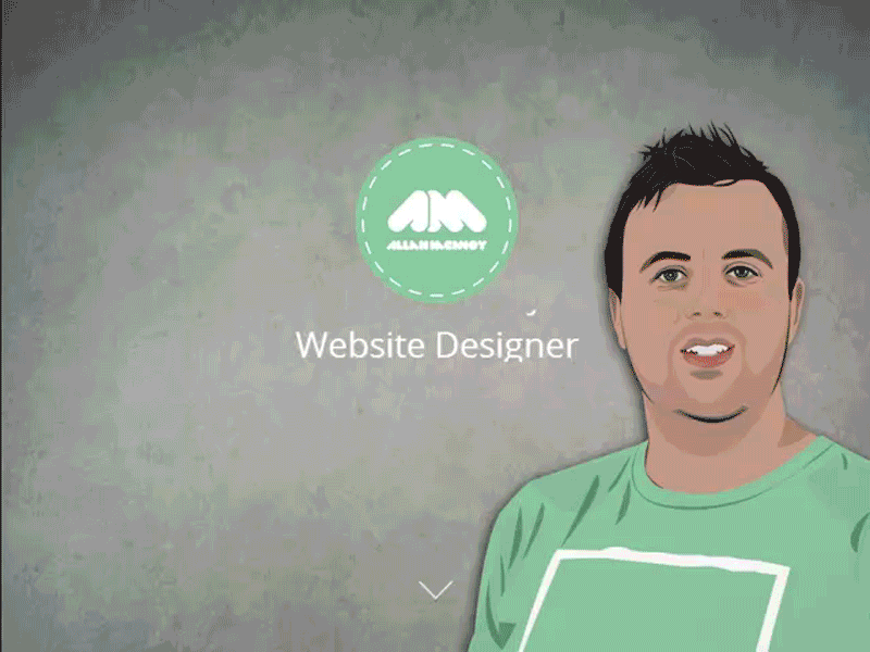 [GIF] Redesign of my portfolio branding gif portfolio redesign website