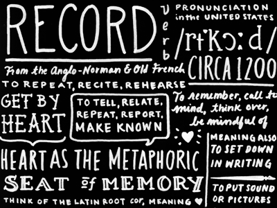 Notebook Covers illustration lettering pen and ink