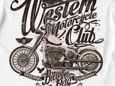 T Shirt Design 1298 club flag graphic design illustration motorcycle t shirt illustration t shirt template typography vector template western