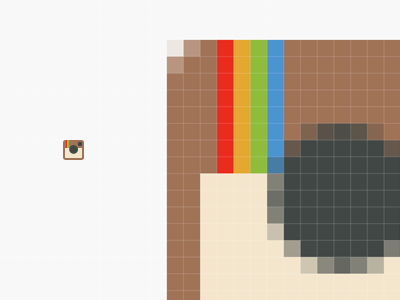 Gramicon andculture gramicon icon instagram pixel grid pixels small tiny