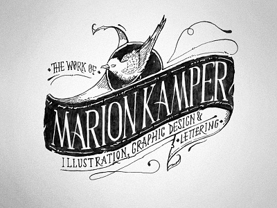 personal logo handlettering illustration lettering logo