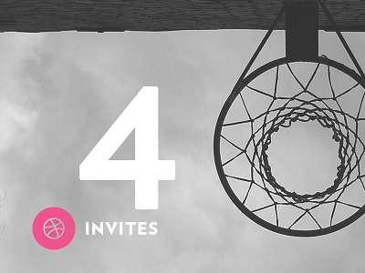 Dribbble Invites x 4 dribbble invite