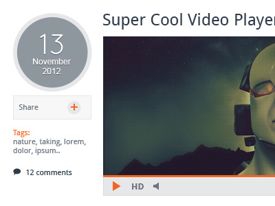 9studio | Creative Unique PSD - Blog Section 9studio blog coralix elements psd themeforest