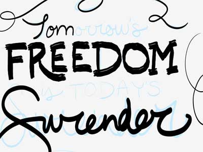 freedom wip lettering song lyrics wip