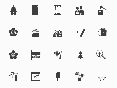The 100 icon on the custom of Japan - Part1 free icon japan