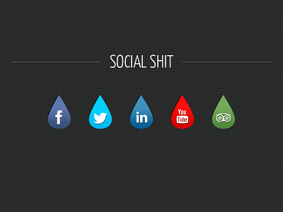 Social Shit icons social web